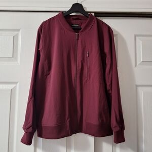 Banana Republic Bomber Burgundy Jacket Size XL